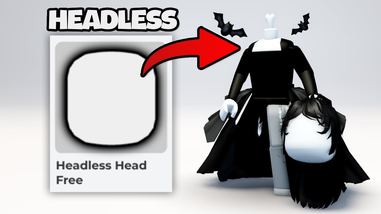 fake headless grátis 🤑#fy #free #roblox #headless