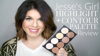 Jesse&#39;s Girl Highlight + Contour Palette Review | @girlythingsby_e