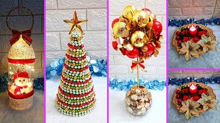 4 Economical Christmas Craft idea | Best out of waste Low budget Christmas craft idea (Part 31)