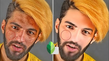 How to do face smooth in snapseed | snapseed face smooth in telugu | snapseed editing |