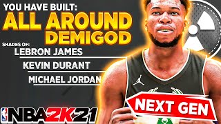 The *NEW* 120 BADGE DEMIGOD - BEST BUILD in NBA 2K21 NEXT GEN...NBA 2K21 Next Gen Best Build