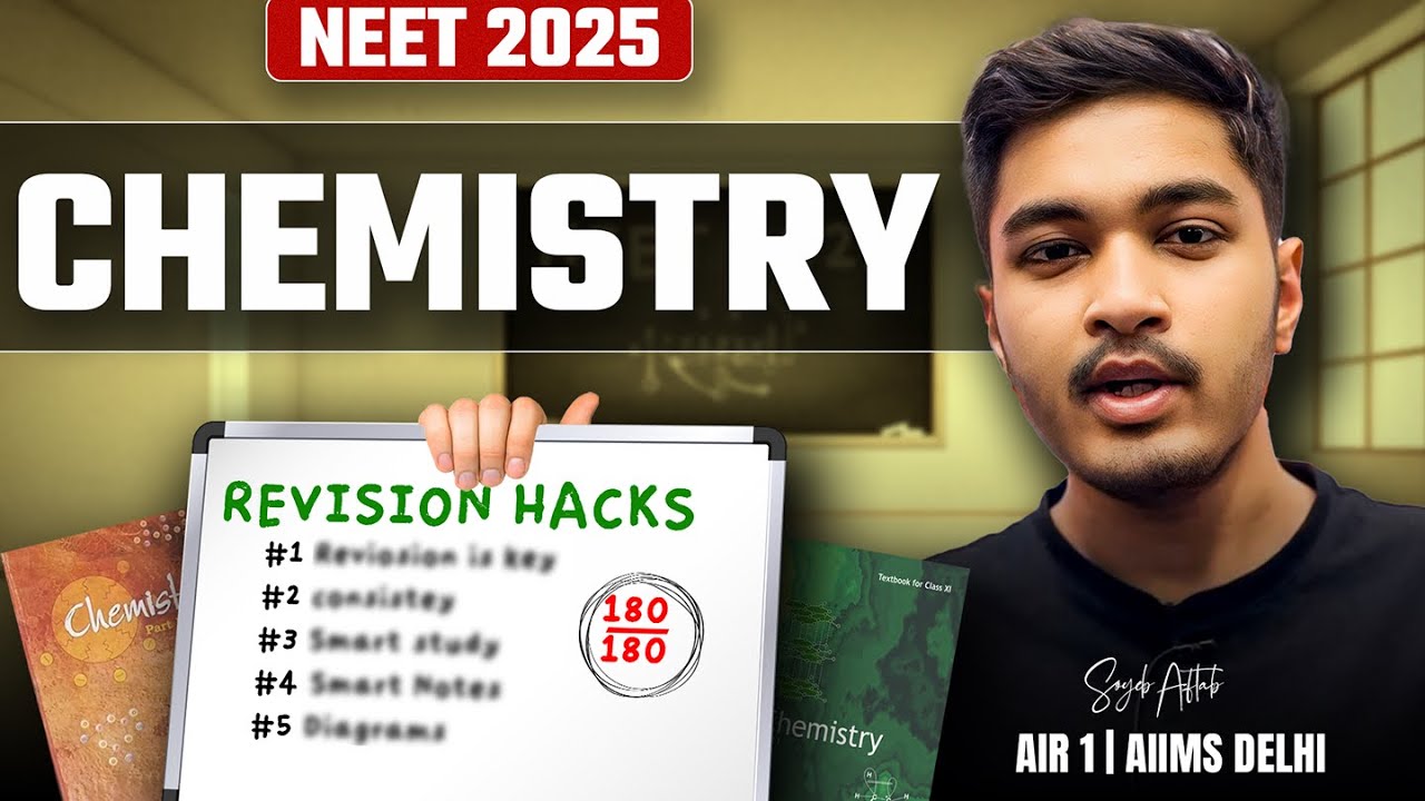 How To Revise a Chemistry Chapter in 2 - 3 Hours 🎯 | Quick Revision ...
