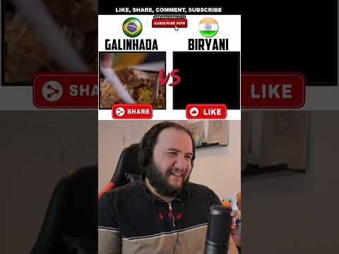 Indian food or Brazilian food? Biryani and Galinhada look very similar!