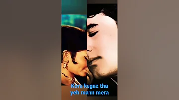 Kora Kagaz Tha Ye Mann Mera | Rajesh Khanna Sharmila Tagore Blockbuster Song Status || FE #shorts