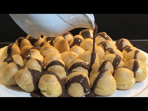 TAM TUTAN EFSANE 💯 Profiterol Tarifi, kolay sütlü tatlı. 