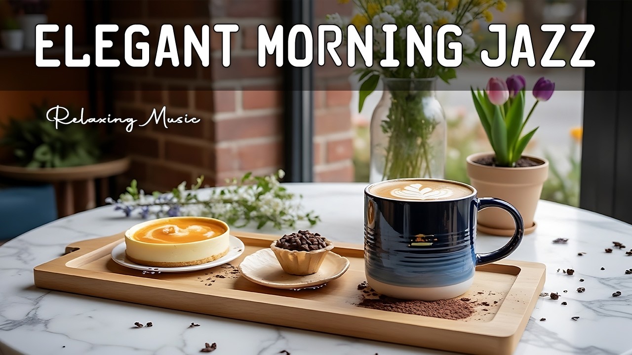 Elegant Spring Morning Jazz ☕ Smooth Bossa Nova Piano & Café Music for Study & Work