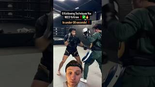 ❗️✅6 Crazy Kickboxing Techniques for UFC/MMA 🔥#mma #ufc #muaythai #taekwondo #wrestling