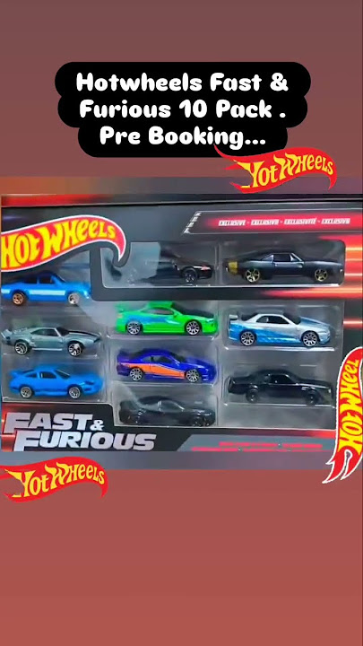 Hotwheels Fast & Furious 10 Pack. Pre-booking.#hotwheels #hotwheelsfastandfurious