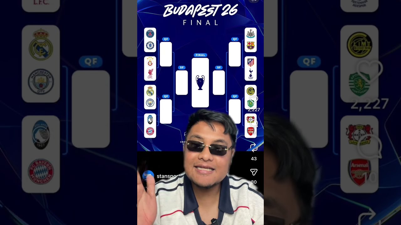 Prediction Champions League Round of 16 Part 2 #championsleague 