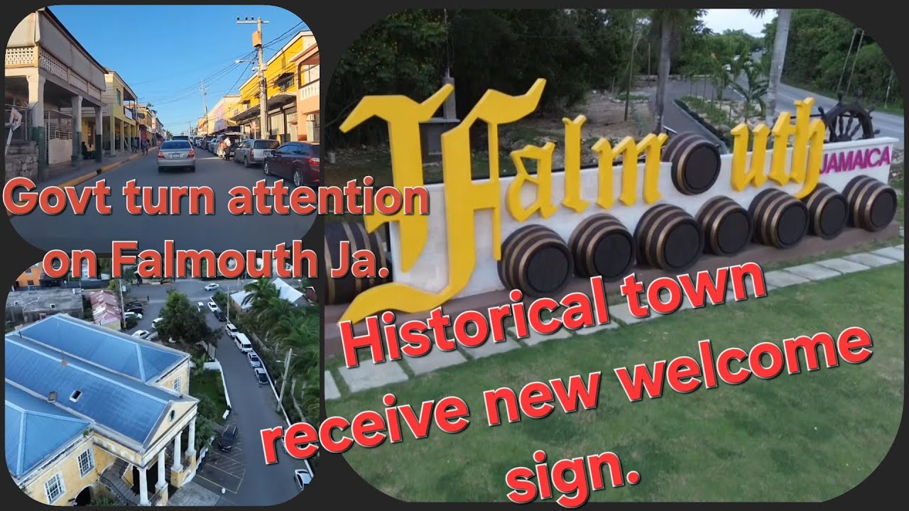 New welcome sign unveils in Falmouth Jamaica. #jamaicancity #devopment ...