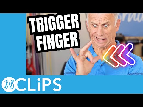 Stop Trigger Finger! ONLY 2 Self Treatments Needed (B&B Clips)