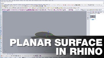 How to use Planar Surface in Rhino