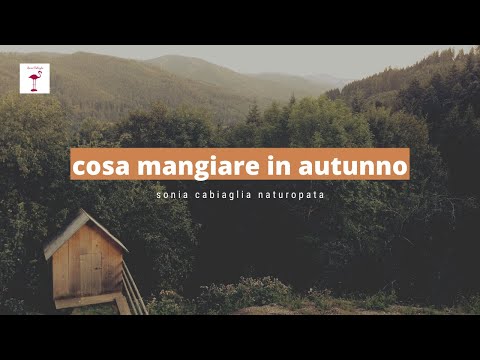 Video: Come Mangiare In Autunno?