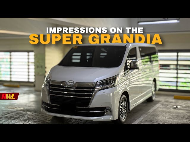 Impressions on the Toyota Super Grandia AT (leather) - YouTube
