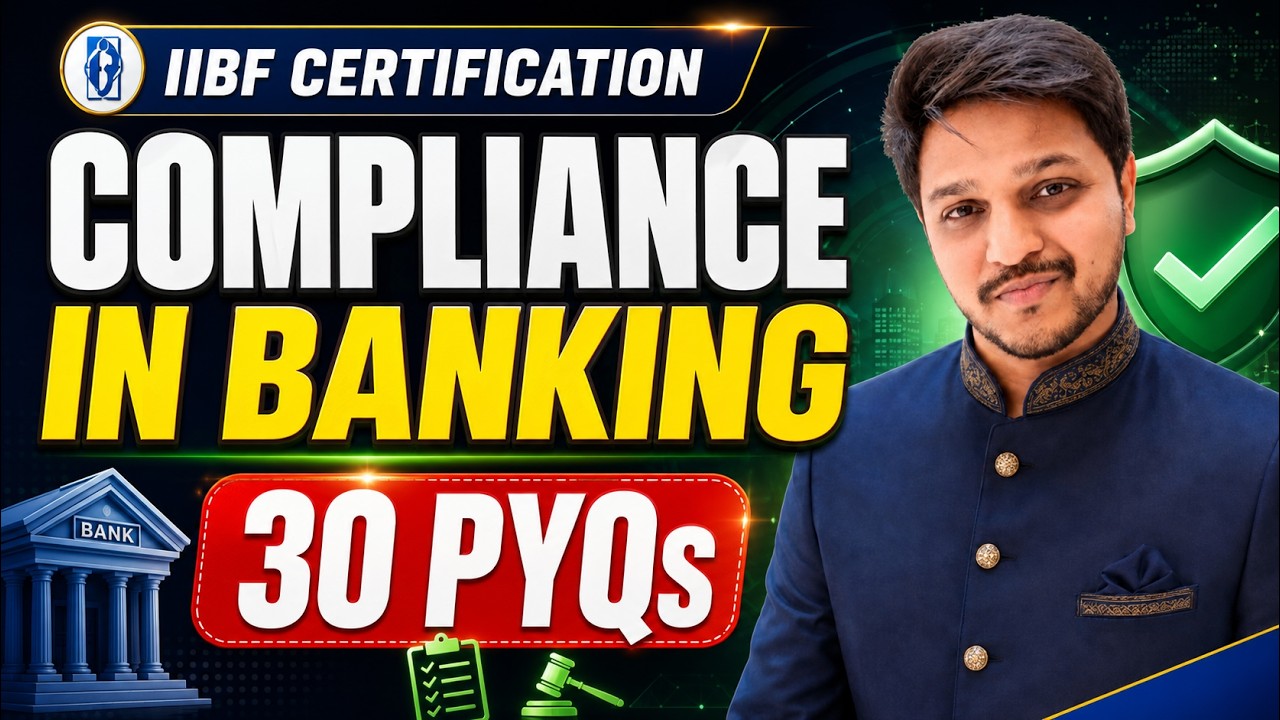 Compliance in Banking 🔥 30 Previous Year Questions | IIBF Certification Exam 2026
