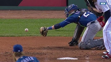 TEX@BOS: Bogaerts comes home on wild pitch in the 3rd