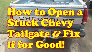 How to Open and Fix a Stuck Chevy Tailgate 9th