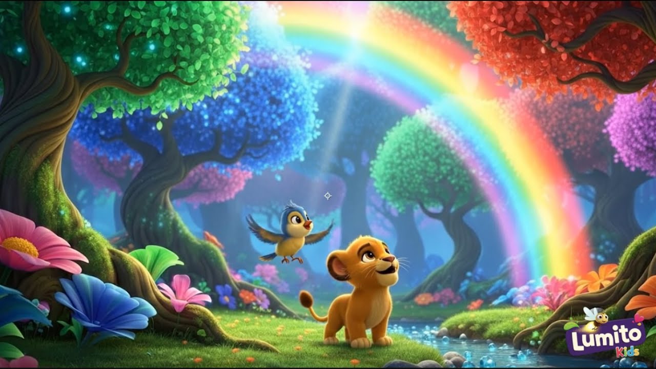 Kiki Aslan ve Kayıp Gökkuşağı 🦁🌈 | Renkleri Öğreten Masal