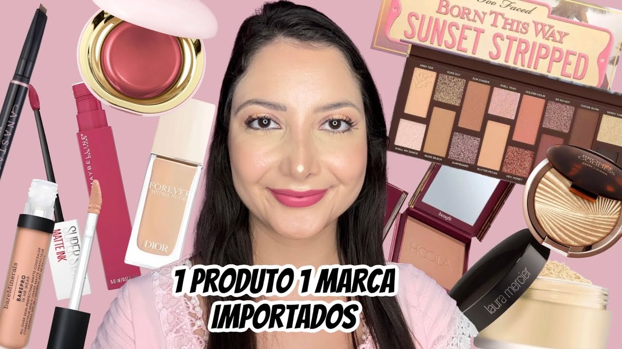 Maquiagem com 1 produto 1 marca versão importados 