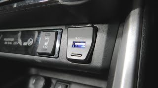 Toyota RAV4 (2019-2024): USB Phone Charger Installation In Place Of Dummy Plug. Quick Charge 3.0. screenshot 5
