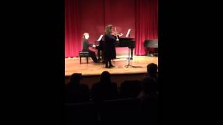 Emily at Belmont Academy Recital