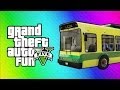 GTA Online Funny Moments - Home Run, Vehicle Glitch Fun, Banana Bus Launch, Vanoss Bus