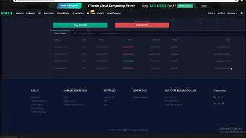Ecoin Hotbit Launch Live Trading