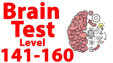 Brain Test: Tricky Puzzles | Level 141 to 160 | walkthrough solution
