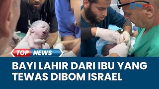 KEAJAIBAN Bayi Palestina Lahir dari Rahim Ibunya yang Sudah Tewas Dibom Israel, Ayah Juga Dibom IDF