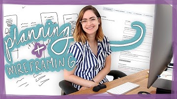 Planning + wireframing a new landing page | Design With Me