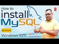 How to install mysql 8035 server  workbench on windows 1011 2024  install mysql 8035 mysql