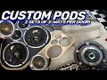 Custom Fiberglass Door Speaker Pods - 2 Sets of 3-ways per side | GMC Yukon Mids/Highs pt.1