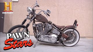 Pawn Stars: Huge Asking Price for Custom Rat Bike (Season 8) | History