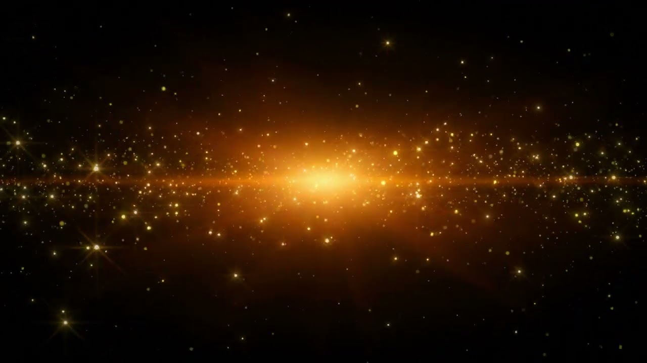 Gold Glitter Overlay | HD Green Screen Shiny BG