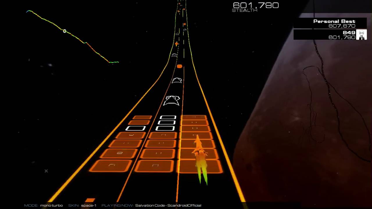 Audiosurf 2 | Scandroid - Salvation Code | Mono Turbo