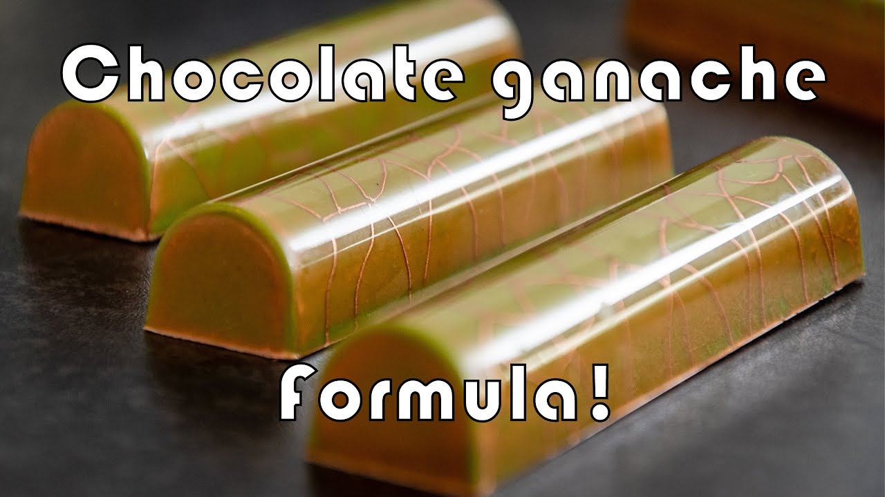 Chocolate ganache formula & a pistachio lime bonbon
