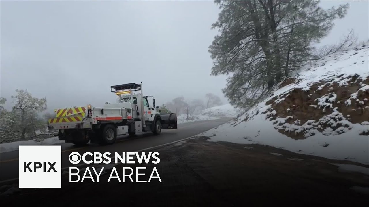 Bay Area peaks see several inches of snow