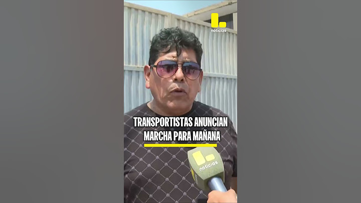 Transportistas anuncian paro para mañana lunes 7 de abril.
