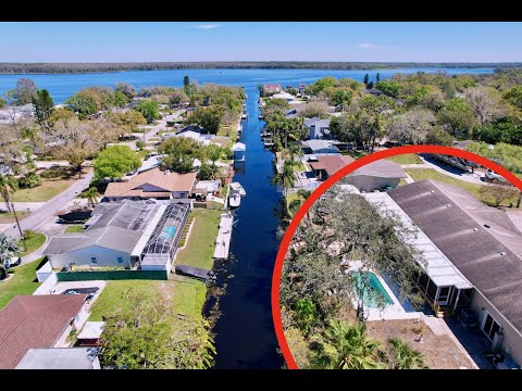 3105 S Canal Dr, Palm Harbor, FL home video tour