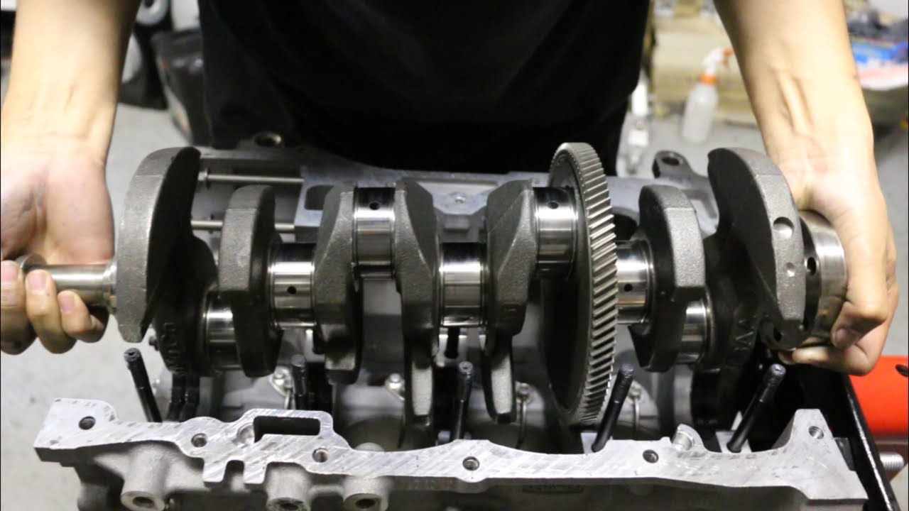 HOW TO INSTALL A CRANKSHAFT FOCUS ST ENGINE BUILD YouTube