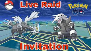 🔴  Live Kyurem & mega aggron raid  invitation by   #raj4t5   in  #pokemon go