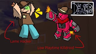 Beating A Lame Hacker In Die Of Death - Die Of Death Roblox