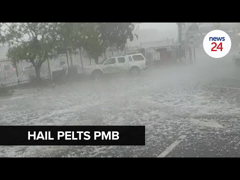 WATCH | N3 road blocked off after massive hail storm in KwaZulu-Natal