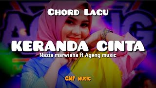 chord lagu KERANDA CINTA | versi Ageng music | Nazia marwiana