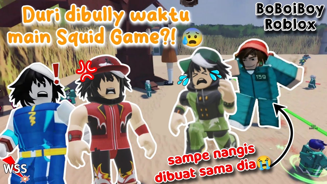 Duri Nangis Waktu Main Squid Game?! 😰 Player Ini Gangguin Duri Terus 😭 || BoBoiBoy Roblox