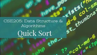 Full Lec. 19 || Quick Sort || Data Structure Guide