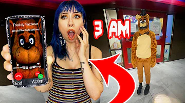 DO NOT FACETIME FREDDY FAZBEAR AT A HAUNTED CHUCK E CHEESE AT 3AM *PART 1* (5 KIDS WENT MISSING!?)