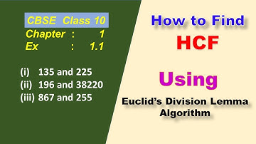 10th maths | Class 10th Maths NCERT Exercise 1.1  Chapter  1 Real Numbers | Euclid