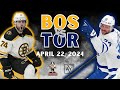 NHL Pick - Toronto Maple Leafs vs Boston Bruins Prediction, 4/22/2024 Free Best Bets & Odds