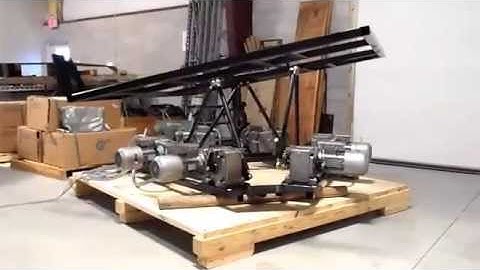 Standard Six Axis (#6DOF) Motion Base for Simulator #motionbase